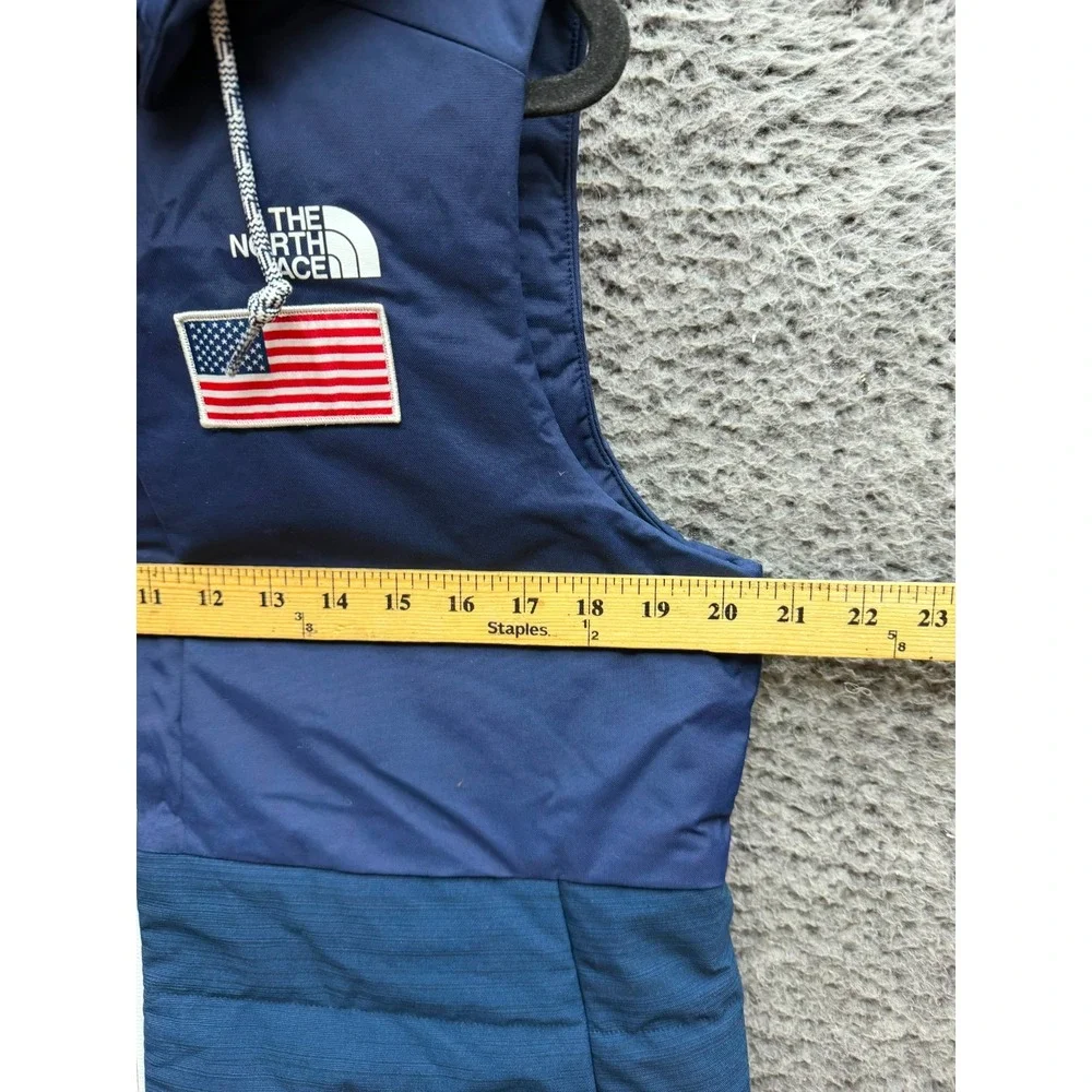 NWOT The North Face USA Insulated Hooded Ski Vest Navy Blue Women's Size M